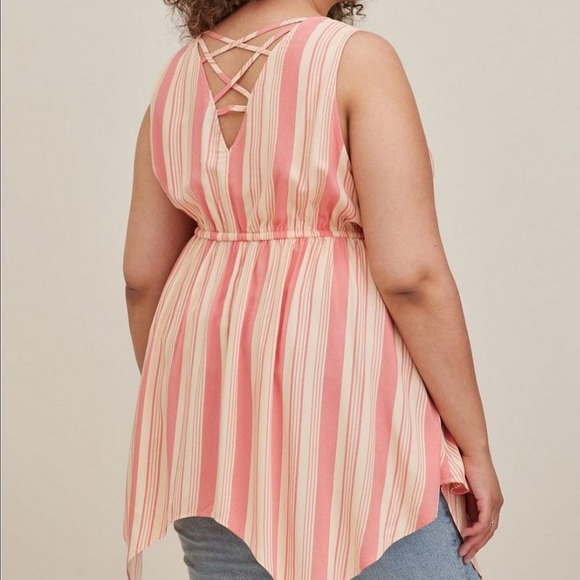 torrid Tops - Torrid Baby Doll Hankie Tank Top 2XL